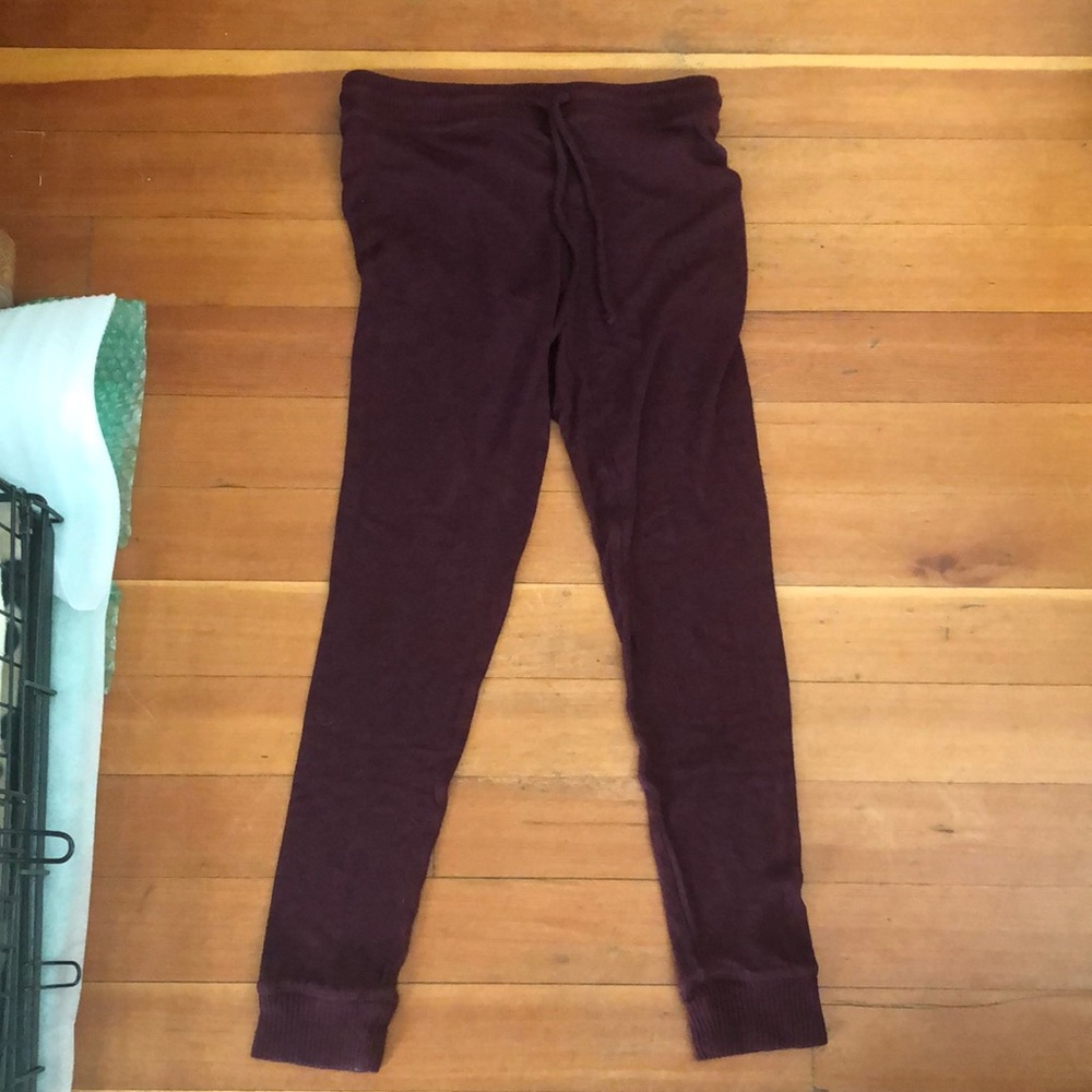 Maroon Soft American Eagle Leggings